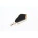 Pendant 925 Sterling Silver Natural Cabochon brown agate Gem Stone A 109